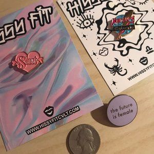 Enamel Pins - lot of 3